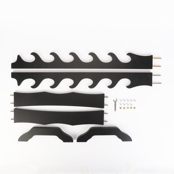 Floor Standing 6-Tier Sword Stand Bracket Samurai Sword Katana Display Holder