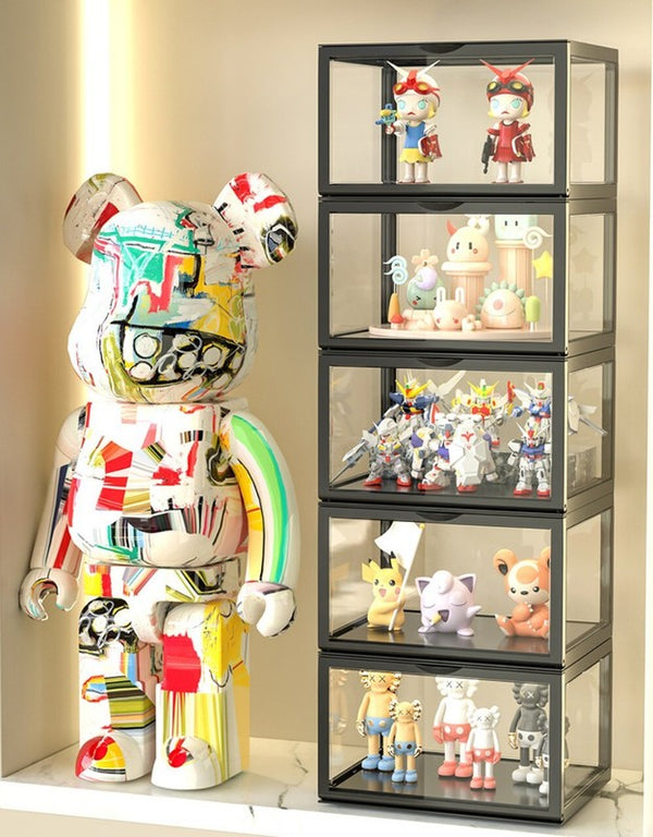 Transparent Display Box Blind Box Figures Display Showcase Model Collectible Box