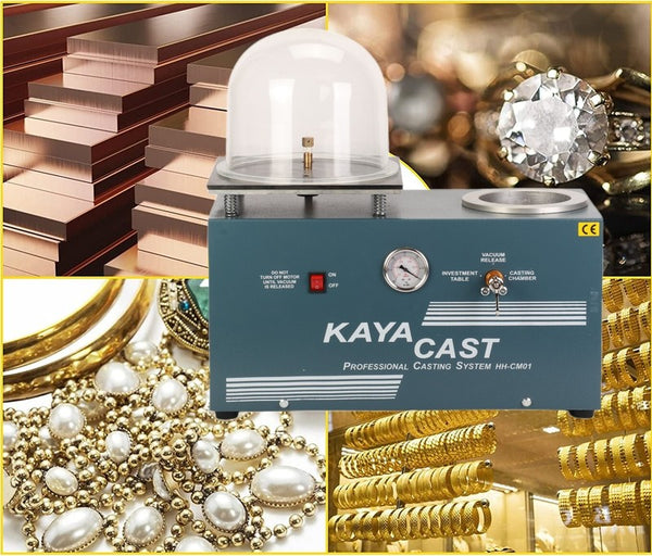2L Jewelry Lost Wax Cast Combination Vacuum Investing Casting Machine Multiuse
