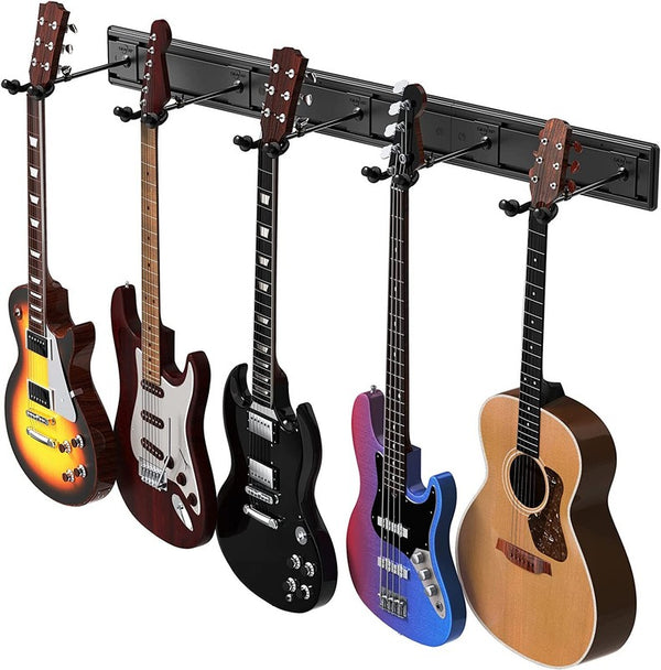 Guitar Keeper Bundle with 5 Guitar Hangers Adjustable String Swing Guitar Hanger