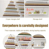 Floating Shelves Set of 6 Wall Storage Shelf Nail Polish Display Rack Bookshelf