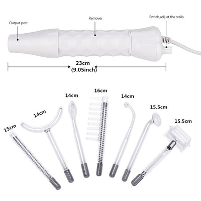 Skin Care Therapy Wand Electrode High Frequency Facial Machine Skin Therapy Wand