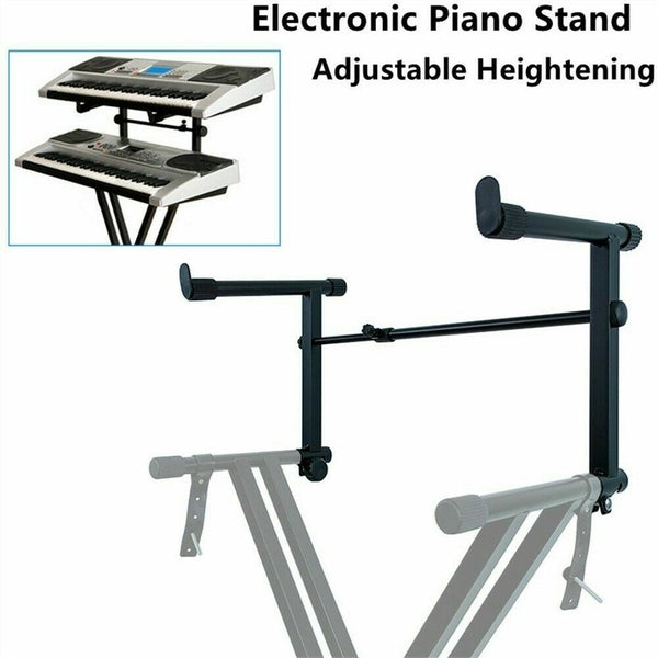 Keyboard Stand 2Tier Piano Rack Stand Electronic Keyboard Bracket Support Holder