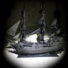 80cm Black Pearl Ship DIY Assemble Model Wooden Sailing Boat Toy Birthday Gifts