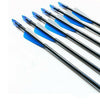 50x 31" FiberGlass Arrows Hunting Target Shooting Arrows for Teenager Upto 35LBS