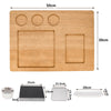 Black Rock Grill Steak Stone Set Hot Stone Cooking Steak Stone w/Ceramic Dishes