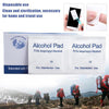 100-1000x Alcohol Prep Pads Swab Wipes 75% Ethyl Cleaning Sterile General USE AU
