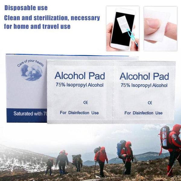 100-1000x Alcohol Prep Pads Swab Wipes 75% Ethyl Cleaning Sterile General USE AU