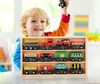 Christmas Train Toy 12Pcs Magnetic Wooden Train Set Train Xmas Gift with Box