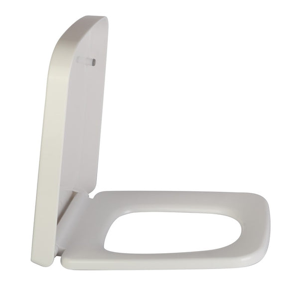 Heavy Duty Square Toilet Seat Soft Close Quick Release Easy Cleaning Bathroom AU