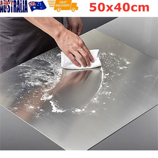 304 Stainless Steel Cutting Chopping Pastry Serving Board  50x40cm AU