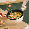 4L 28cm Electric Frying Pan with Steamer&Lid Non-stick Multifunctional Cookware