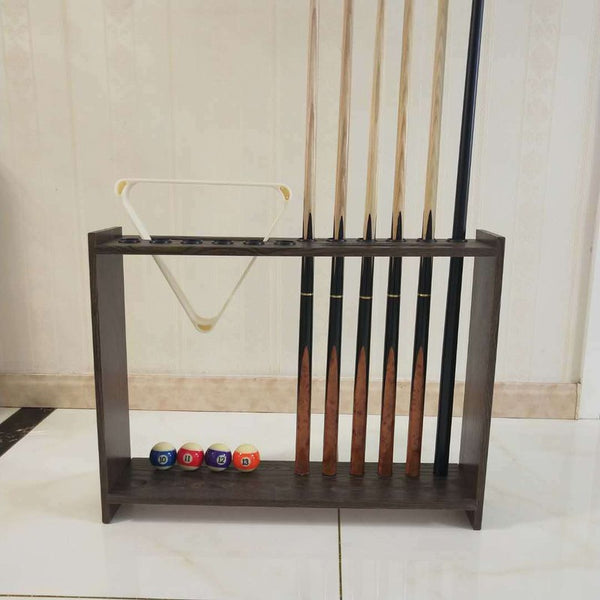 Pool Stick Holder Floor Stand Holds 12 Cues Pool Table Ball Rack Stick Storage