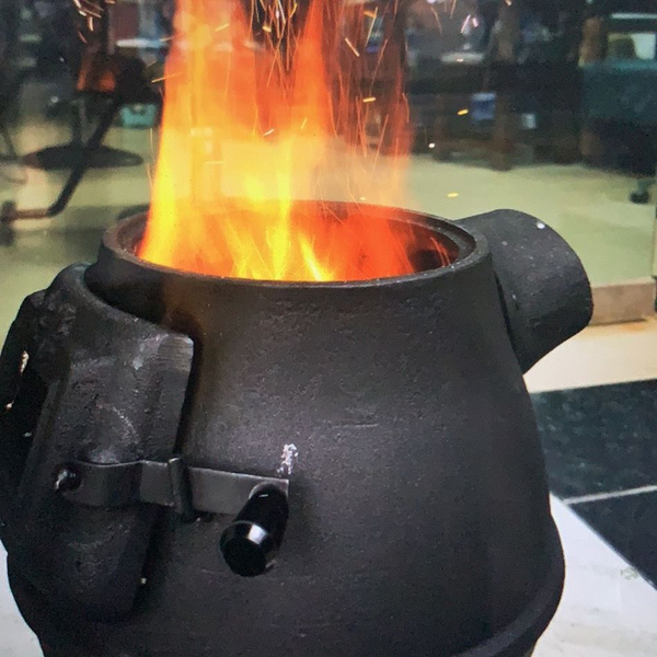Wood-Burning Heating Stove Thickened Cast Iron Coal Stove Tent Indoor Heating