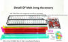 American Mahjong Set 166 Tiles 4 Pushers Racks Portable MahJong Travel Soft Bag
