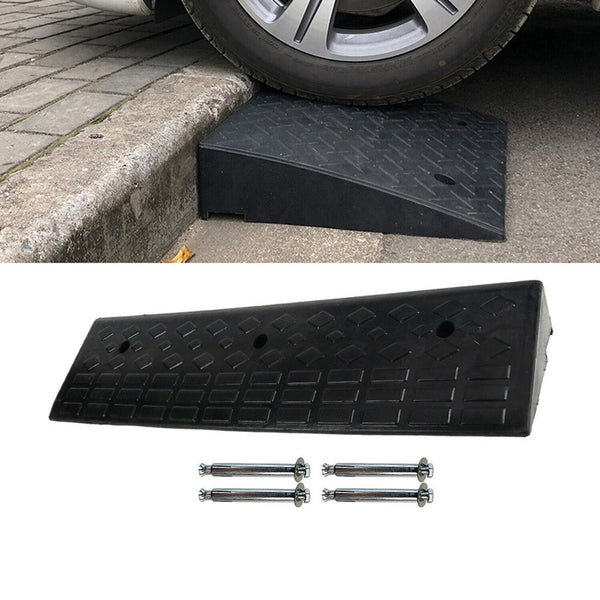 Rubber Curb Ramp Kerb Driveway Threshold for Cars Motorcycles Wheelchairs & Pets