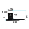 Keyboard Tray Under Desk Slide-Out Platform Computer Drawer for Typing Black AU