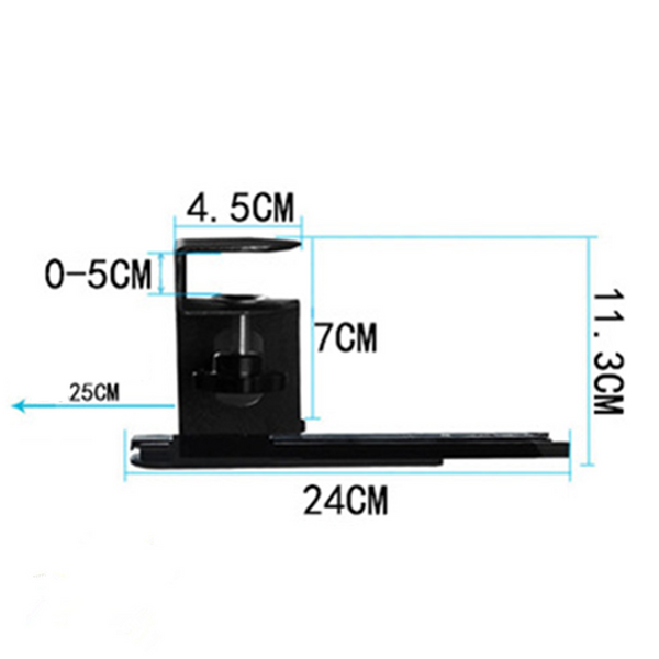 Keyboard Tray Under Desk Slide-Out Platform Computer Drawer for Typing Black AU