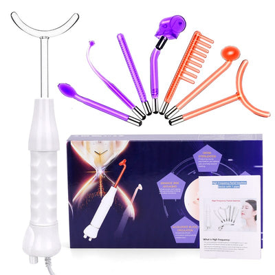 Skin Care Therapy Wand Electrode High Frequency Facial Machine Skin Therapy Wand