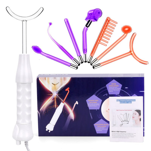 Skin Care Therapy Wand Electrode High Frequency Facial Machine Skin Therapy Wand
