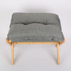 Foldable Foot Step Stool Ottoman Foot Rest Under Desk Padded Sofa Cushion Stool