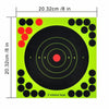 50Pk 8" INCH 20cm REACTIVE SPLATTER SHOOTING AIR RIFLE TARGET SELF ADHESIVE