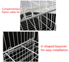 5 Tier Retail Display Rack Organizer Storage Shelf Heavy Duty Metal Basket Cart