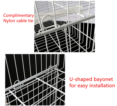 5 Tier Retail Display Rack Organizer Storage Shelf Heavy Duty Metal Basket Cart
