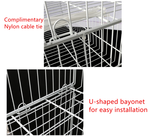 5 Tier Retail Display Rack Organizer Storage Shelf Heavy Duty Metal Basket Cart