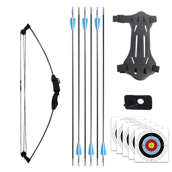 Archery Youth Compound Bow Arrow Set 18 lbs. Hunting Sports Target Shooting RH