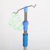 2 Hook Adjustable IV Pole Portable Drip Bag Stand for Clinic Household Care