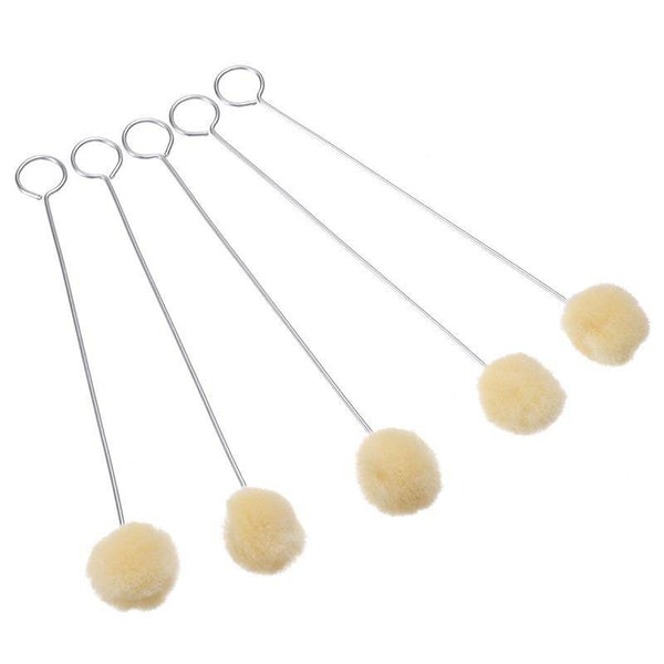 100Pcs DIY Leathercraft Wool Leather Dye Dauber Finish Applicator Tool Kit