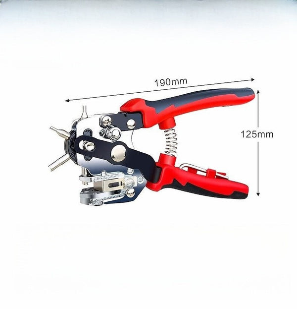 Professional Revolving Leather Belt Hole Punch Plier for Belt Fabric Paper
