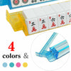 American Mahjong Set 166 Tiles 4 Pushers Racks Portable MahJong Travel Soft Bag