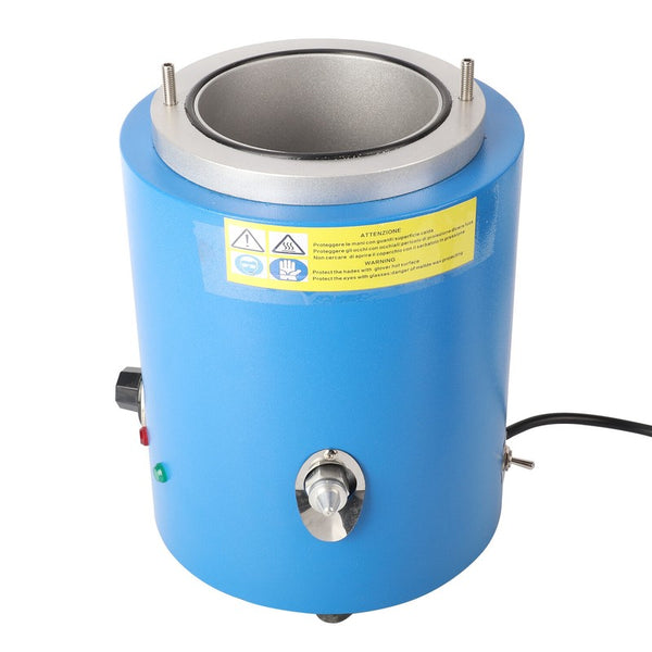 400W 220V Round Wax Injector Pressure Regulator Gauge Blue Wax Casting Machine