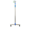 2 Hook Adjustable IV Pole Portable Drip Bag Stand for Clinic Household Care