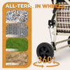 Shopping Trolley on Wheels Portable Folding Elderly Shopping Cart Walking Aid