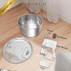 Dog Water Fountain Stainless Steel 7L/236oz Automatic Drinking Dispenser Bowl