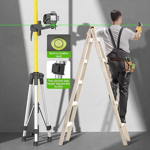 12 Ft/3.7m Adjustable Telescoping Pole for Rotary Line Lasers level AU STOCK