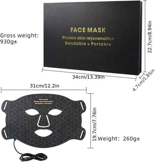 4 in 1 Red Light Therapy Mask Red Led Light Therapy Infrared Flexible Soft Mask - Image 5