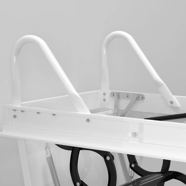 Electirc Attic Ladder Aluminum Folding 80*110 cm 9.4Ft With Remote Loft Stairs