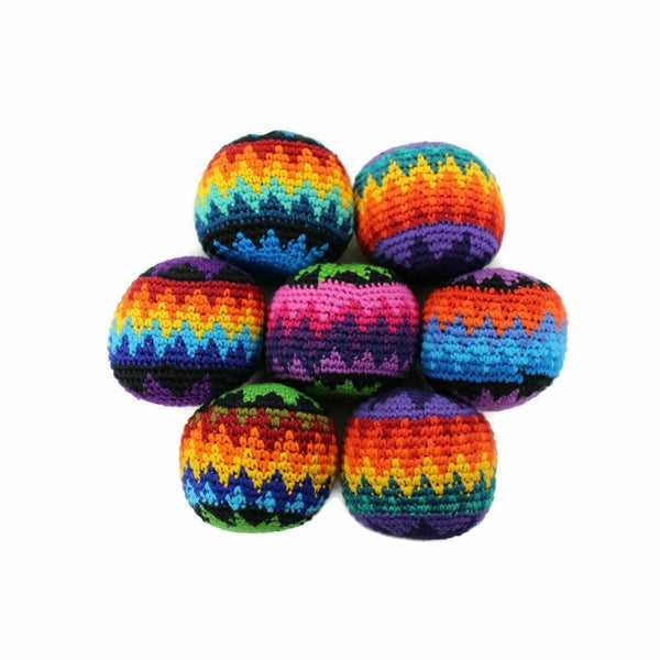 3PCS Juggling Balls Hacky Sacks Footbag Stress Balls Magic Wool Gifts Fun Balls