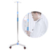2 Hook Adjustable IV Pole Portable Drip Bag Stand for Clinic Household Care