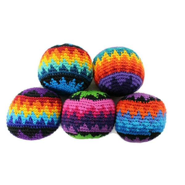 3PCS Juggling Balls Hacky Sacks Footbag Stress Balls Magic Wool Gifts Fun Balls