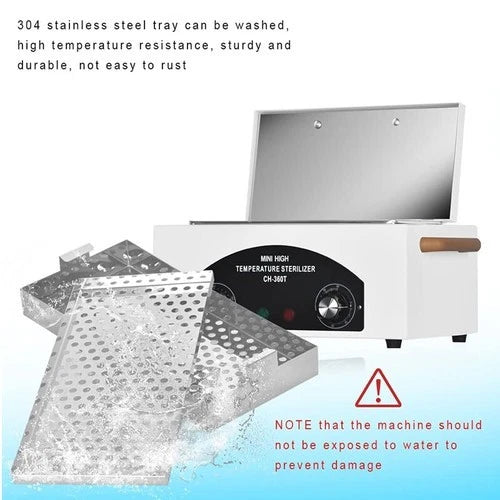 2L Medical Autoclave Dry Heat Sterilizer Tattoo Tools Disinfection 220V - Image 8