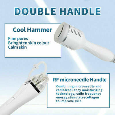 RF Micro-ne-edling Machine w/Cold Hammer-Anti-Aging,Pore Tightening 4 Cartridges