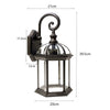 Outdoor Wall Lamp Waterproof Wall Mount Light for Front Door Garage Garden Patio