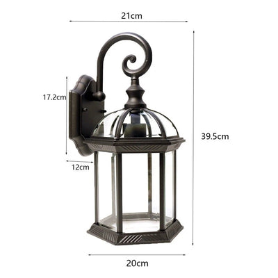 Outdoor Wall Lamp Waterproof Wall Mount Light for Front Door Garage Garden Patio
