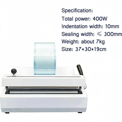 Dental Sterilization Bag Sealer Adjustable Temp Medical Pouch Sealing Machine - Image 3