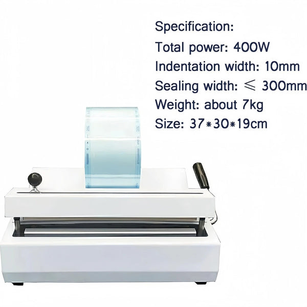 Dental Sterilization Bag Sealer Adjustable Temp Medical Pouch Sealing Machine - Image 3